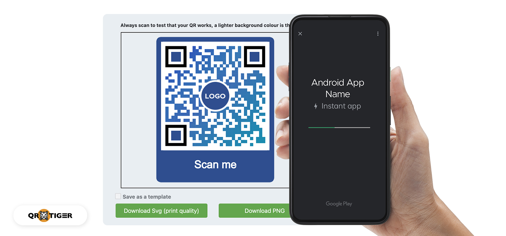 How to Make an Instant App QR Code?